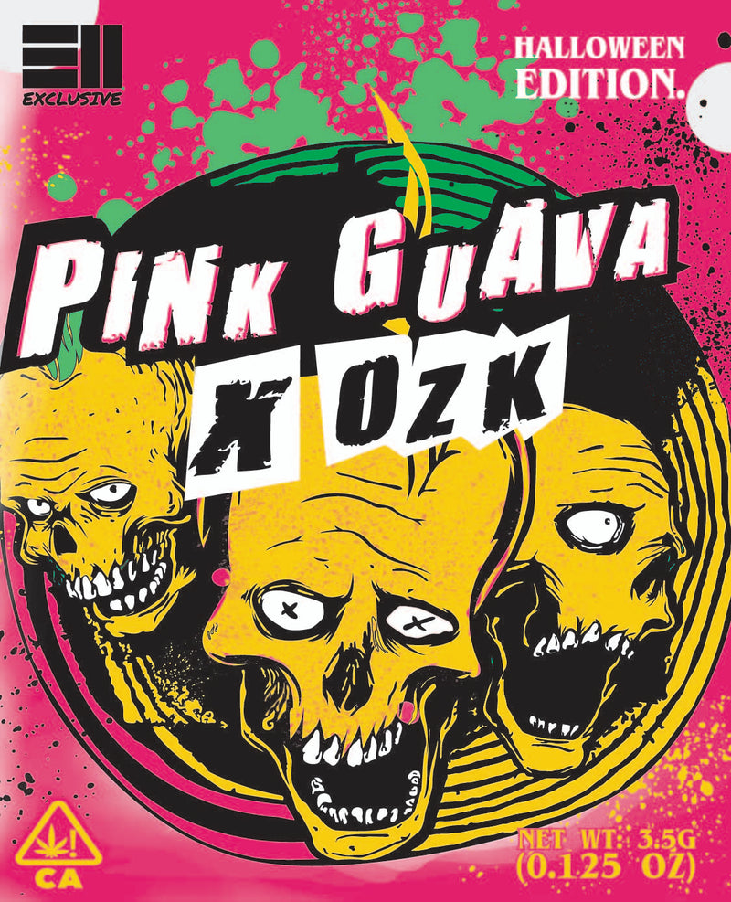 Pink Guava X OZK Mylar Pouches