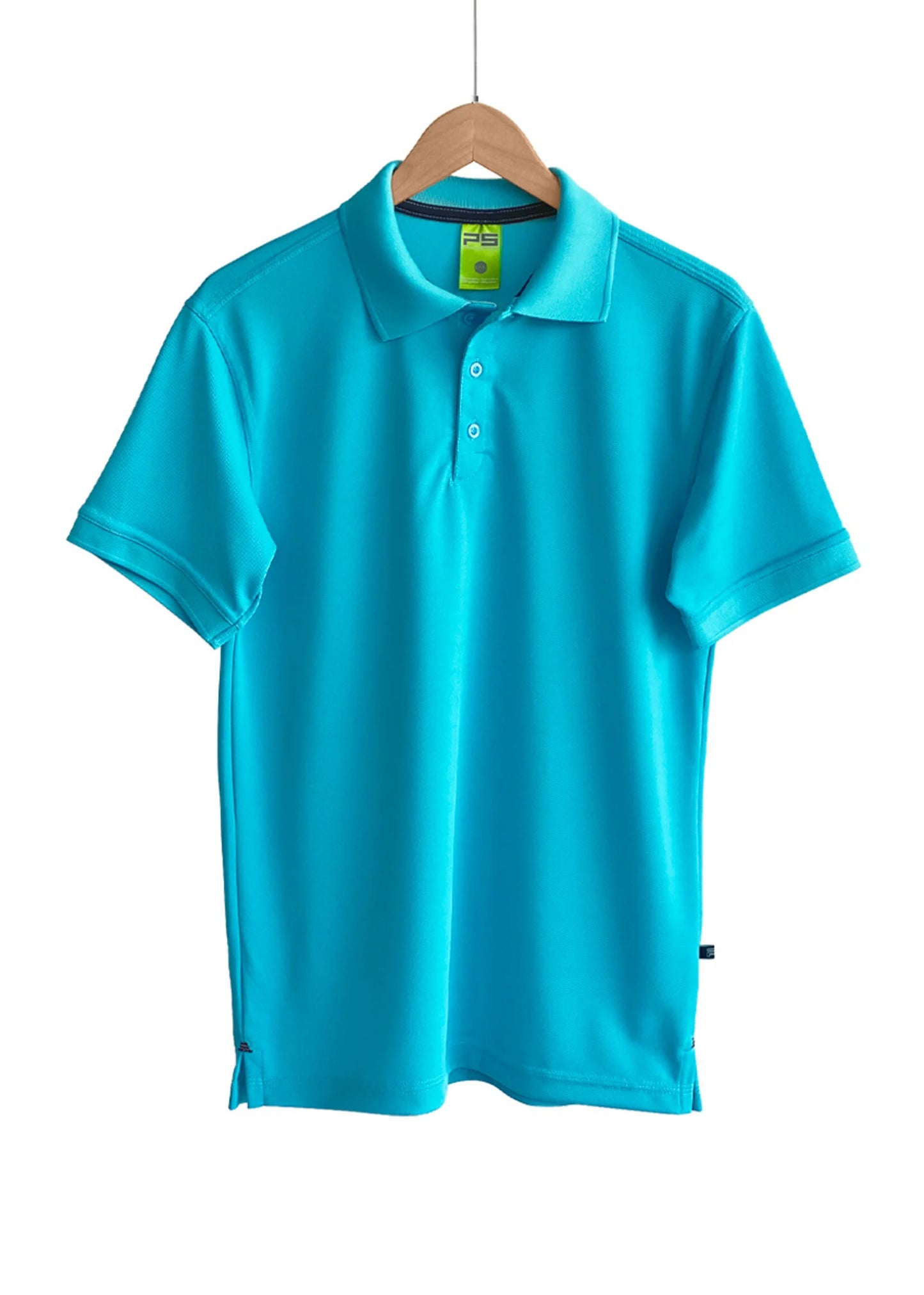 TURQUOISE POLYESTER POLO SPORT 100%