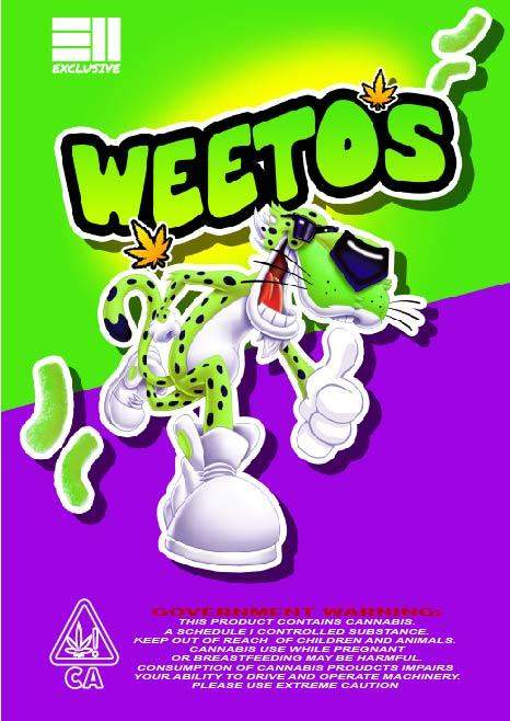 Weetos Mylar Pouches Pre-Labeled