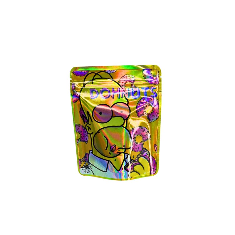 Dohnuts Holographic Stickered Mylar Bags