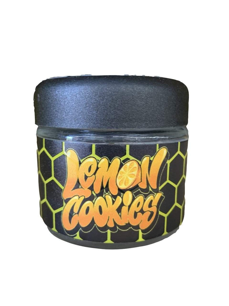 Lemon Cookies Glass Jars Pre-Labeled