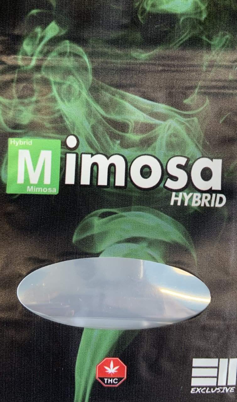 Mimosa Mylar Pouches Pre-Labeled